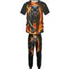 oneforus Uomo Joggers Set Outfits 2 Piece Tracksuit Leopard 3D Stampato T-Shirt e Joggers Shorts Set Casual Sport Suit