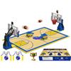 Nicolababe Set di 2 cestini da basket, blocco classico per gioco di basket, compatibile con grandi marche (blu)