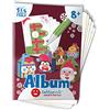 Sabbiarelli Sand-it For Fun - Album Minibox di Natale 3D - 5 Fogli Adesivi A5 per Sand Art per Creare 5 Addobbi di Natale | SABBIA COLORATA NON INCLUSA | Lavoretti per Bambini dagli 8 ai 12 anni