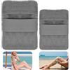 CHONGQILAO Guanto per Rimuovere la Sabbia, 2 Pezzi Remover di Sabbia, Sacchetti per la Rimozione della Sabbia per la Spiaggia, Sacchetto Portatile Rimozione Sabbia per Rimozione Sabbia Morbida (Senza Talco)