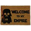 KOKO DOORMATS Zerbino Ingresso casa - Tappeto divertenti in fibra di cocco e base antiscivolo da PVC, da esterno e interno con misure 40x60cm (Welcome to my Empire)