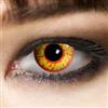 Leo Eyes Lenti a contatto colorate da orco, lenti per Halloween 3 mesi lenti da zombie gialle rosse, trucco zombie steampunk, trucco zombie cosplay, manga