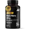 Nyvos Maca Nera Extra Forte 50.000 mg 100:1 - Integratore per Uomo con Maca Peruviana, Zinco e Vitamina B6 - Energia e Vitalità - Testosterone Support - 120 Capsule - Nyvos