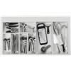 GTV - Axispace - Inserto per cassetto, portaposate per cassetti, portaposate, inserto per cassetto, armadio da cucina, vassoio posate, in plastica, colore: bianco, 840 x 472 mm