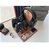 Generic Supporto per cuffie per controller di gioco per Xbox ONE/Xbox 360/Switch/PS5/STEAM/PC/Nintendo, accessori per PC da gioco (marrone chiaro, non personalizzato)