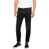 Replay Jeans Hyperflex Slim-Fit Anbass da Uomo con Elasticità, Nero (Nero 098), W33 x L32