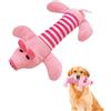 ARYIMYDP Peluche per Cani, Maiale di Peluche a Strisce Calmante per Cani di Piccola e Grande Taglia, Maiale Calmante Quackotto