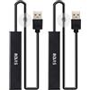 GERUI Nano Acquario, 10 litri, riscaldatore per acquario, scalda acquario, riscaldatore per acquario, 200 l, mini barra riscaldante USB