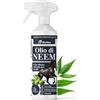 Bionee Olio di Neem Spray Cavalli 1L - Lozione Naturale Pronta all'Uso, Azione Protettiva contro Insetti e Parassiti, Non Unge, Delicato sul Manto, Idrosolubile