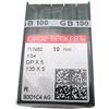 ckpsms GROZ-BECKERT - Ago in scatola di plastica trasparente CKPSMS, 100 GROZ-BECKERT, 135 x 5 DPX5, molte misure (DPX5 12/80)