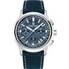 BENYAR Pagani Design Orologio al quarzo da uomo, cronografo giapponese VK63, vetro zaffiro AR, cinturino in pelle, impermeabile 100M PD-1781, Blu
