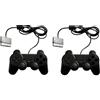FLLAGG20 2X Joypad Controller con Cavo Compatibile Per PS2 Ps1 Ps one PSX Console Da Gioco Joystick Videogiochi