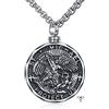 YFN Collana con ciondolo religioso in argento Sterling, gioiello regalo per uomo e donna