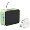 WAFOHSR Macchina For Etichette Adesive Portatile For Mini Etichette For Stampante Termica P15 Facile Da Usare(Green Printer)