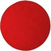 KARAT Tappeto rotondo, Ø 50 cm, rosso, moderno a pelo corto, per cameretta dei bambini, motivo coccodrillo