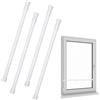 KeaJuidy 4 pezzi Barre di Sicurezza per Finestra Regolabili 40-70cm Barra di sicurezza per porte scorrevoli Serratura di sicurezza per finestre Window Security Bar per Sicurezza Bambini