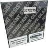Chimsoc Vetro di ricambio per stufa Hunter Herald 8/14 (vecchia) doppia anta/Midi 14/bruciatore a legna medio (227 mm x 215 mm rettangolare)