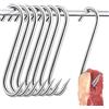 LIUYIDM 30 Pezzi Gancio per carne a S, Ganci da Macellaio in Acciaio Inox, 15 cm Ganci da Cucina Inox, Capacità di Carico Massima 20kg, Ganci per Affumicatura per Appendere Carne, Barbecue, Cucina