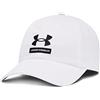 Under Armour Cappello da Uomo con Marchio, Bianco, Taglia Unica
