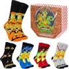 TEENAGE MUTANT NINJA Turtles Calzini Uomo EU 40-45, Pacco da 5 Caldo e Morbido Calze Ragazzo, Idea Regalo Accogliente