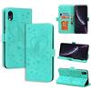 CASAFUNY Custodia per iPhone XR Custodia Pelle Protettiva Portafoglio Magnetica Flip Case Libro per iPhone XR, Verde