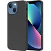 NEW'C Cover per iPhone 13 (6,1 Pulgadas) in custodia silicone ultra sottile nero [Ultra Leggera]