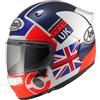 ARAI Casco QUANTIC NATION UK Blu Rosso ARAI
