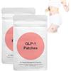Generic GLP-1 Patch Supporto per la forma sana, 30 cerotti, 2025 nuovi ingredienti naturali con cannella, vitamine del gruppo B, vegano e cruelty-free, cerotti transdermici per il corpo (30 cerotti/confezione