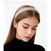 axy Cerchietto per capelli con tessuto imbottito Candy Colours - Splendida fascia da donna HRK7 (beige)