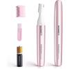 TOUCHBeauty Rasoio Sopracciglia,TOUCHBeauty Epilatore Sopracciglia Donna, Face Razor Professionale di Precisione Facciali Indolore, Rasoio Viso Trimmer Portatile per donna e uomo AG-1658 (Rosa)