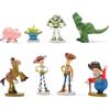 Disney Store Official Set di Personaggi Toy Story (Pixar), 8 Personaggi tra Cui Buzz Lightyear, Woody, Jessie, Bullseye, Rex, Hamm, Alien e Stinky Pete, 3+
