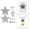 Spellbinders Fustelle intagliate a forma di corona di stelle dalla collezione Country Christmas di Annie Williams