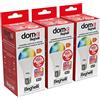 Beghelli - DOME-E Lampadina Wifi Led E27, Lampadina Led a Goccia 11W, 1055lm, Multicolor, 3 Blister