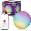 OSRAM SMART+ WIFI BALL LIGHT luce d'atmosfera e da tavolo, nera, 5W, 200lm, luce dinamica Magic RGB, due sorgenti luminose, dimmerabile, lunga durata, controllabile tramite App SMART+, IP20.