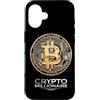 Crypto Apparel Cryptocurrency Clothing Bitcoin BTC Crypto Millionaire HODL Custodia per iPhone 16