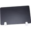 Sewroro 1pezzi Baffle Acrilico per Scrivania Ufficio Pannello Divisorio Pratico per Le Distrazioni Colore Nero Facile da Installare per Ufficio e Scuola