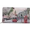 Ynot? Y Not WALLET multicolore LONDON RAINBOW 17,50X4X9,50