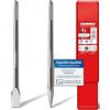 SCHWABENBACH® Set Scalpelli SDS Max 400 mm - 2 Pezzi: Scalpello Piatto 25 mm + Punta - Estremamente Robusti - Ideali per Calcestruzzo, Muratura e Piastrelle