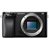 Sony Alpha 6100 - Fotocamera Digitale Mirrorless ad Obiettivi Intercambiabili, Sensore APS-C, Video 4K, Real Time Eye AF, Real Time Tracking, ILCE6100B, Nero