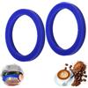 SIXHAOBU 2 pcs Guarnizione portafiltro E61 migliorata Guarnizione per macchina da caffè guarnizione portafiltro O-ring 73 x 57 x 8,5 mm per macchine per caffè espresso E61 (blu)