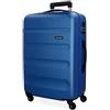 ROLL ROAD Valigia misura media Roll Road Flex Azzurro