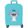 Disney Joumma Disney Stitch Playfull Valigia per bambini Valigia rigida ABS Chiusura TSA 4 Ruote Bagagli a Mano, blu, Taglia unica per tutti