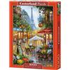 Castorland- Spring Flowers, Paris Piece Jigsaw Paesaggio Puzzle 1000 pz-Fiori di Primavera, Parigi, Multicolore, C-103669-2