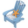 TOYANDONA Mini ornamenti per sedie da spiaggia piccola sedia di legno sedie in miniatura mini sedie da spiaggia decorazione della mini casa sulla spiaggia piccolo ornamento mini sedia