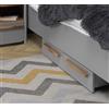 Forte SURFINIO Set di cassetti (2 cassetti), in legno, grigio, L x A x P: 50,9 x 15,9 x 53 cm