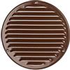ABOUT VENT Ø 200mm Griglia di Ventilazione in Acciaio Marrone con Zanzariera - Griglie di Aerazione in Metallo