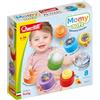 Quercetti Momy Soft Sensory Blocks, Giochi Montessori 6-36 Mesi, 8 Blocchi Sensoriali Morbidi Colorati con Luci e Suoni, Giocattoli Bambini 2 Anni Educativi Sviluppo Motricità