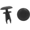 A ABSOPRO Clip di fissaggio rivetti 8mm x 20mm x 23mm Vite Clip parafanghi in plastica nera per auto (Set di 40)