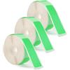 PEUTIER 3 Rotoli Nastro per Etichettatrice per Phomemo D30, 12mm x 40mm Carta Termica Adesivi Impermeabile Autoadesivo Nastro per Etichette Sostituzione per Casa Ufficio Scuola Raccoglitori (Verde)