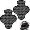 Junrvivy 2 cuscinetti di ricambio per casco da bicicletta, protezione per la testa a 360°, assorbe il sudore, può essere sostituito per moto da corsa